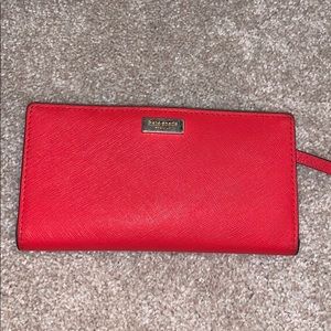 Red Kate spade wallet